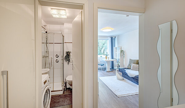 Apartment with 1 room | München-Ramersdorf | 70416 | Flur vom Eingang kommend