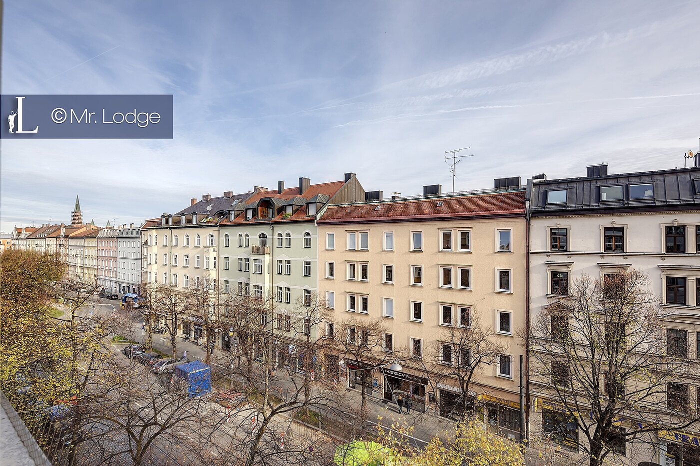 Apartment with 2.5 room | München-Haidhausen | 1710ML2 | Aussicht vom Wohnzimmer