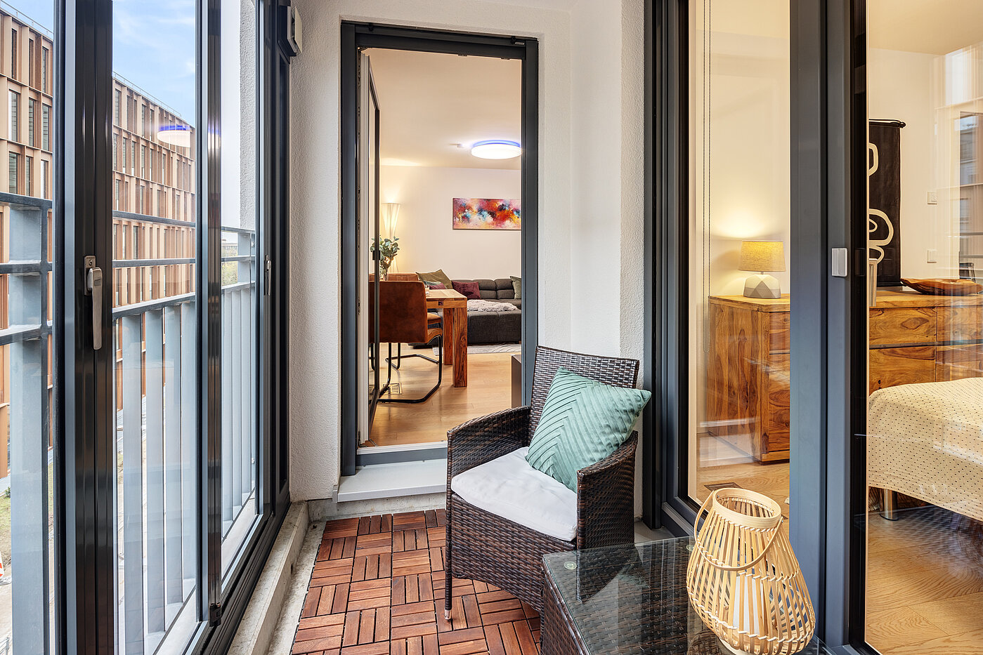 Apartment with 2 room | München-Bogenhausen | 70160 | Verglaste Loggia