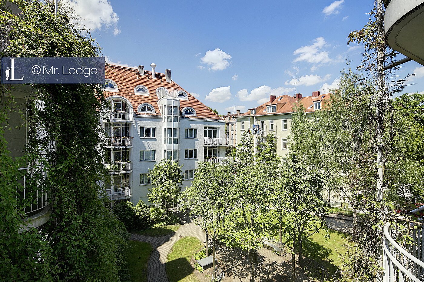 Apartment with 2 room | München-Lehel | 1605ML6 | Begrünter Innenhof