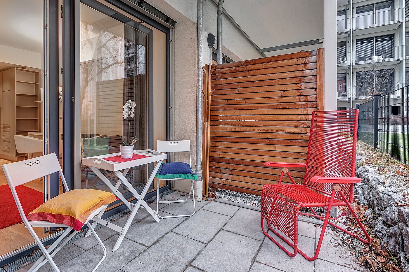 Ground floor apartment with 1 room | München-Bogenhausen | 2301ML3 | Zugang zur Süd-Terrasse