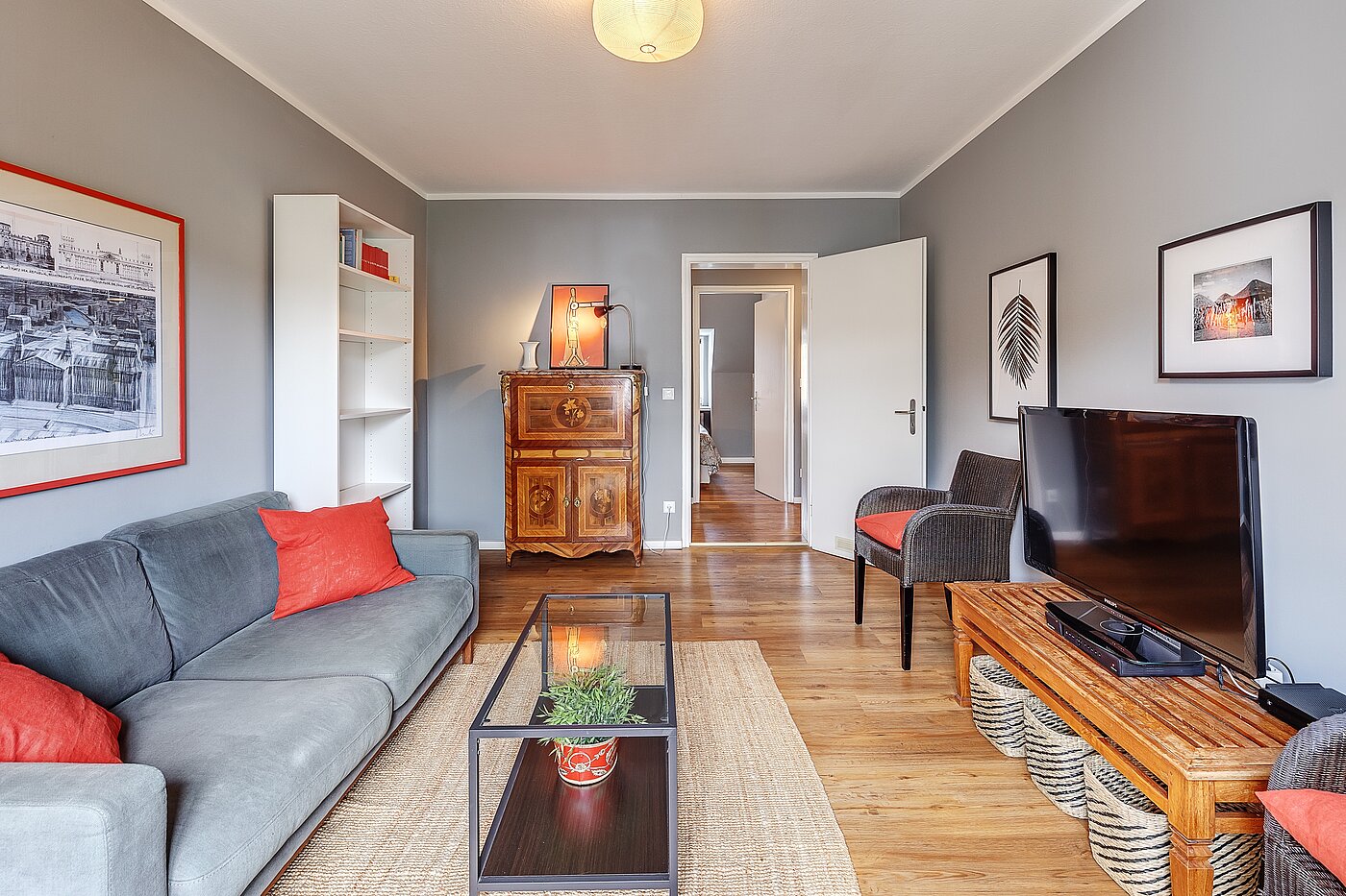 Apartment with 2 room | München-Maxvorstadt | 2211ML6 | Blick zur Diele