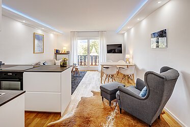 Bad Wiessee: 2-room apartment with lake and mountain views