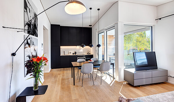 Penthouse with 2 room | München-Maxvorstadt | 704271 | Schicke Einbauküche mit......