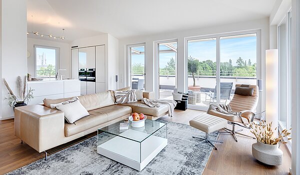 Penthouse with 3.5 room | München-Oberföhring | 70237 | Großzügiges und helles...
