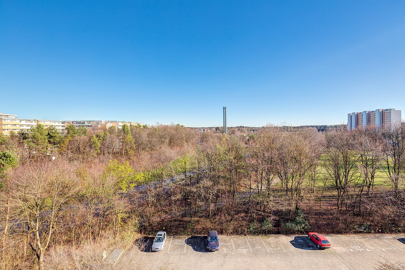 Apartment with 1 room | 70308 | Blick vom Balkon