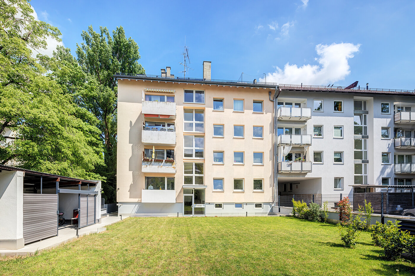 Apartment with 2 room | München-Sendling-Westpark | 70413 | Gartenansicht