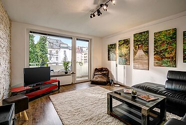 Maxvorstadt: Sunny 2.5-room apartment in a quiet courtyard location - vacant