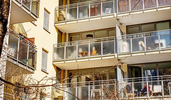 Apartment with 2 room | München-Maxvorstadt | 70001 | Ansicht Balkon