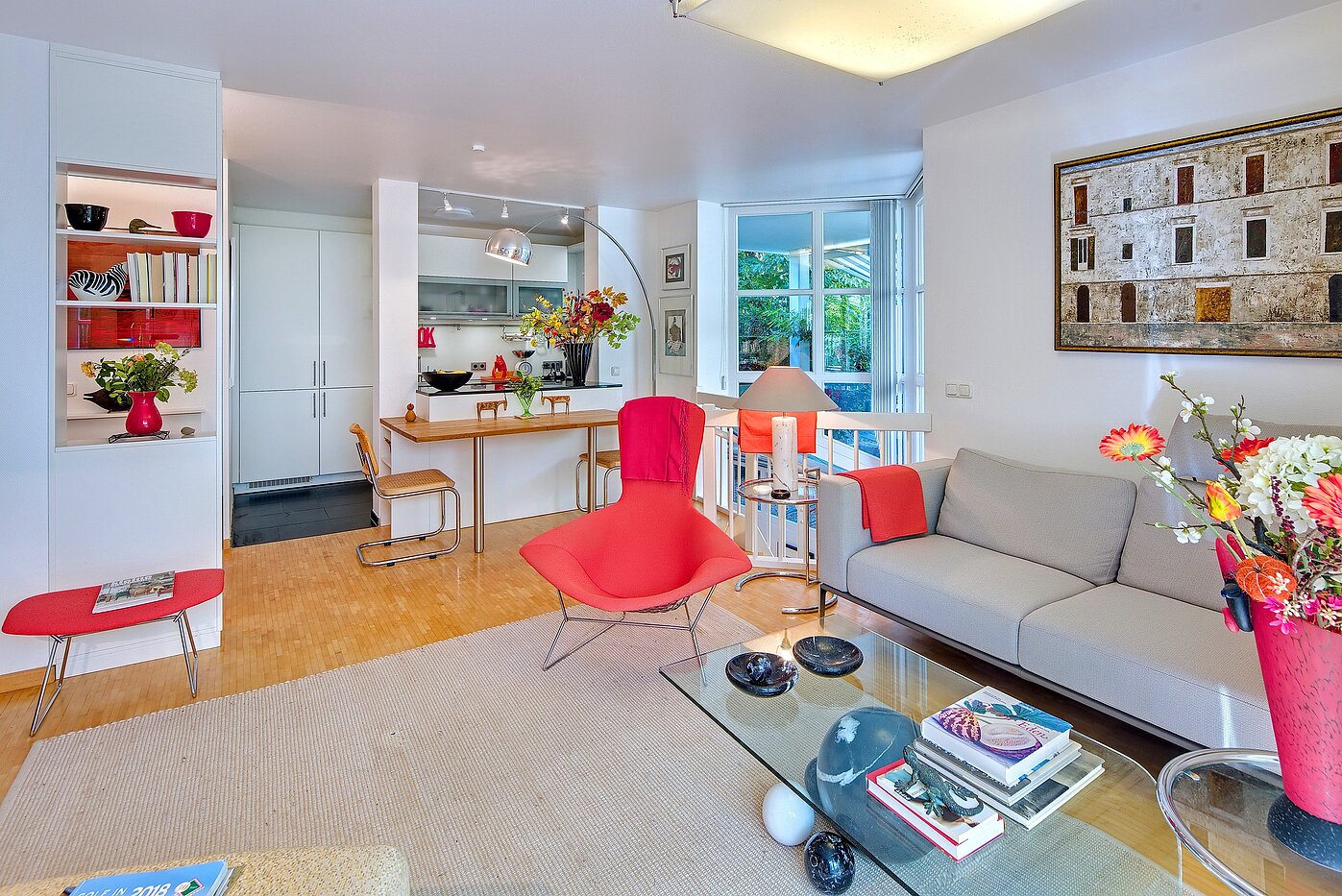 Ground floor apartment with 2 room | München-Obermenzing | 70280 | Wohn- und Essbereich