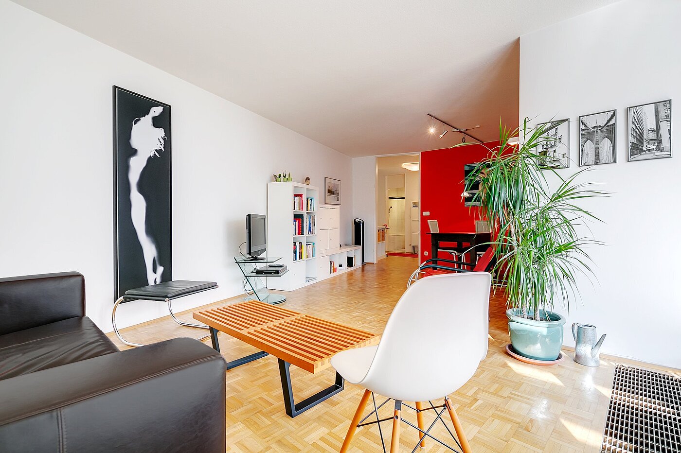 Apartment with 2 room | München-Schwabing | 2004ML1 | Helles Wohnzimmer