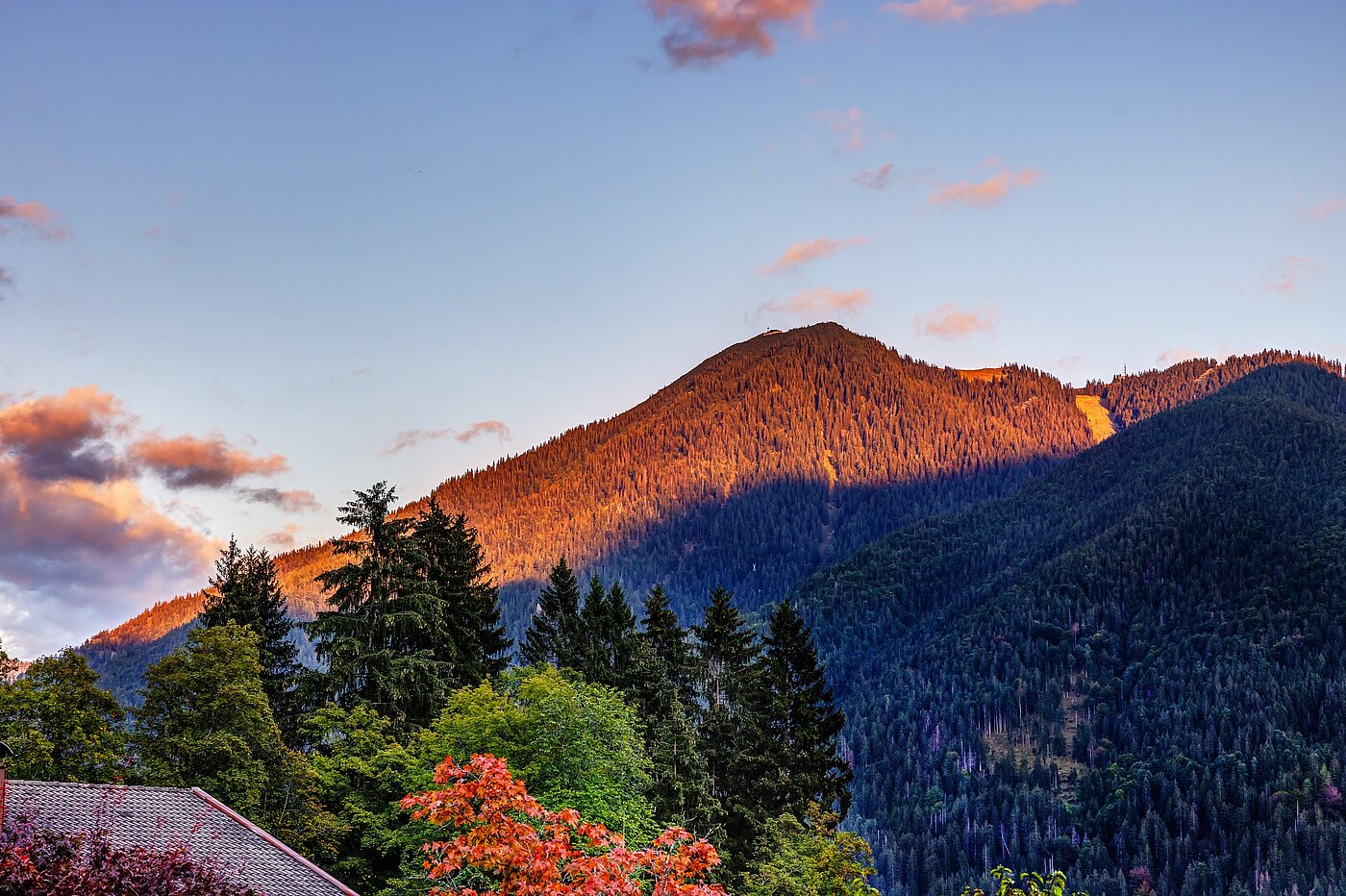 Corner townhouse with 3 room | Kreuth | 70037 | Sonnenuntergang am Wallberg