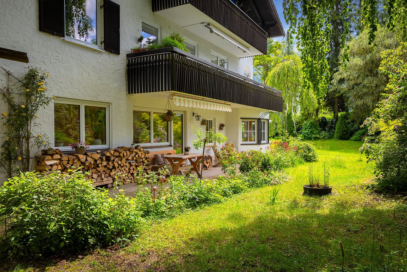 Ground floor apartment with 2.5 room | Kreuth | 701351 | Garten