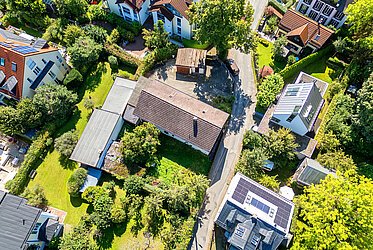 Solln: Building plot with building permit for a 5-family house