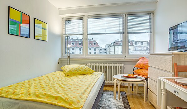 Apartment with 1 room | München-Ludwigsvorstadt | 70469 | Schlafen