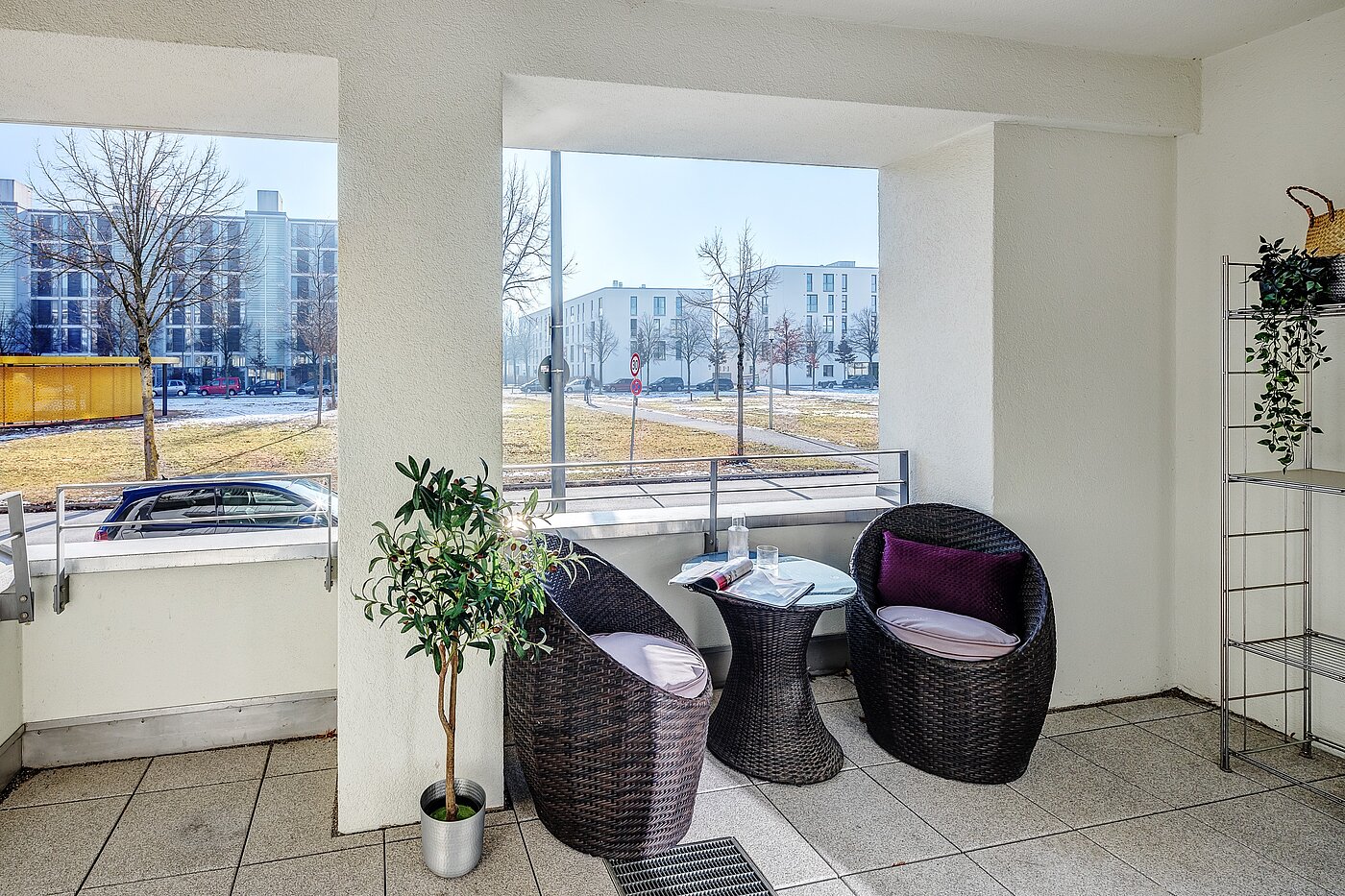 Ground floor apartment with 2 room | München-Riem | 2201ML1 | Sonnige Loggia