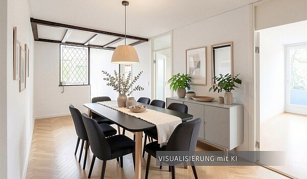 Apartment with 3.5 room | München-Bogenhausen | 703052 | Visualisierung mit KI