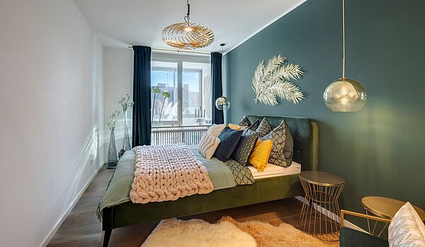 Apartment with 3 room | München-Sendling | 70167 | ...mit großem Bett...