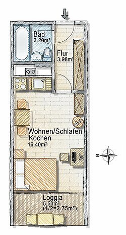 nicht maßstabsgetreu
