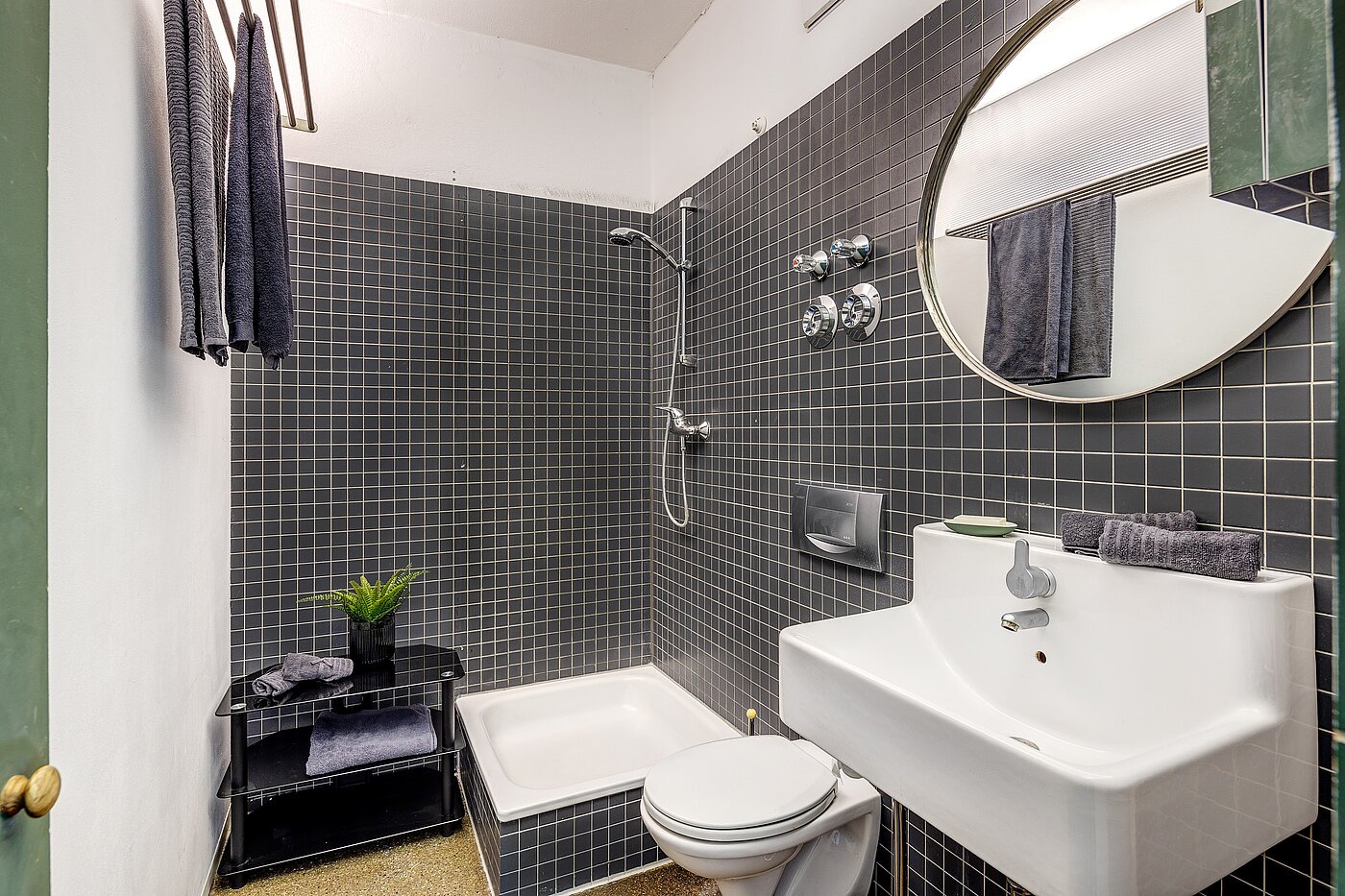 Loft apartment with 1 room | München-Isarvorstadt | 2211ML7 | Modern gestaltetes Duschbad...