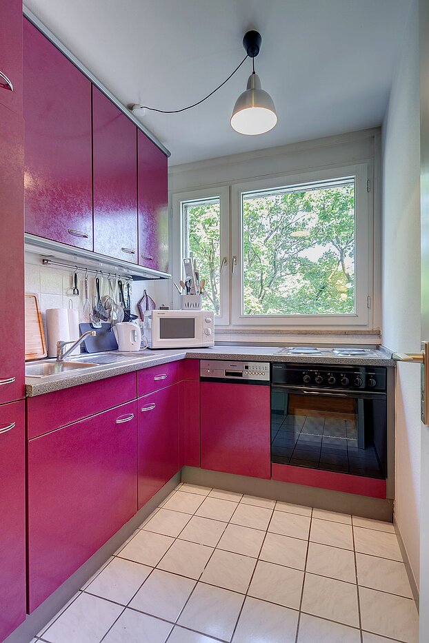 Apartment with 2 room | München-Maxvorstadt | 2105ML3 | Küche mit Einbauküche