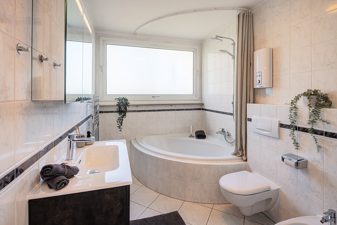 Terrassenwohnung with 3.5 room | München-Berg am Laim | 123456 | Badezimmer