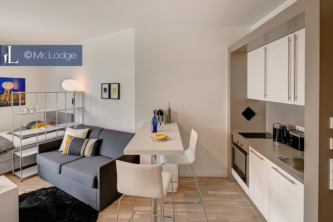 Apartment with 1 room | München-Bogenhausen | 1802ML4 | ....und Essbereich