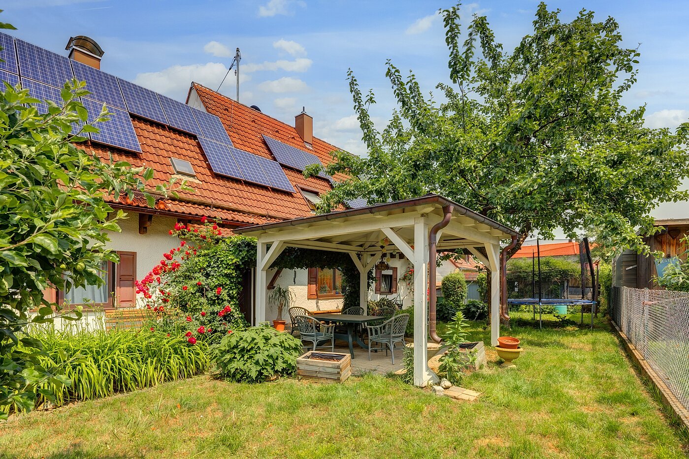 Detached house with 8 room | 70229 | Überdachte Terrasse