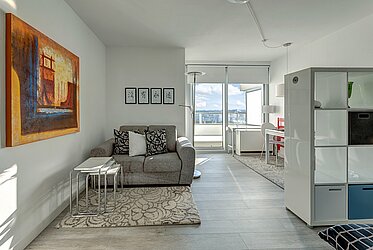Schwanthalerhöhe: 1-room apartment with stunning views