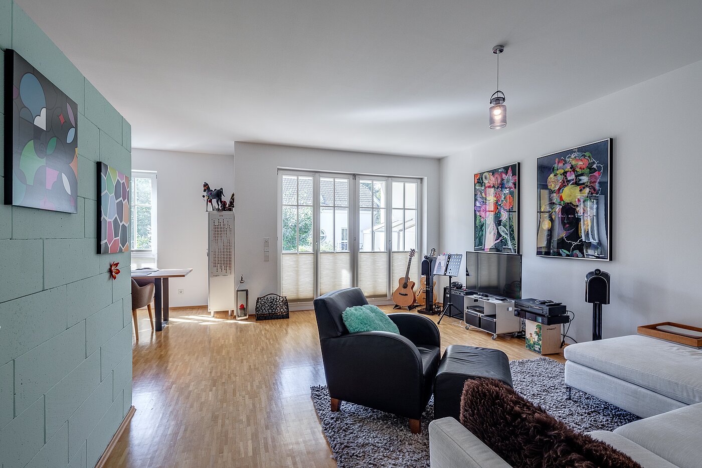 Apartment with 3 room | München-Solln | 1809ML1 | Helles Wohnzimmer