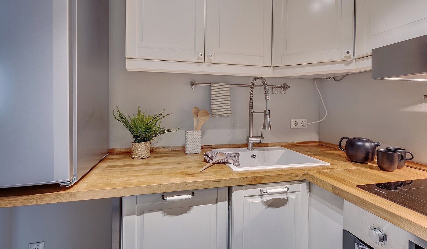 Raised Ground Floor with 2 room | München-Lehel | 2012ML1 | Hier macht kochen Spaß