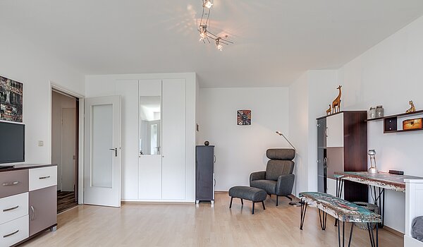 Apartment with 1 room | München-Feldmoching | 70456 | Wohnzimmer