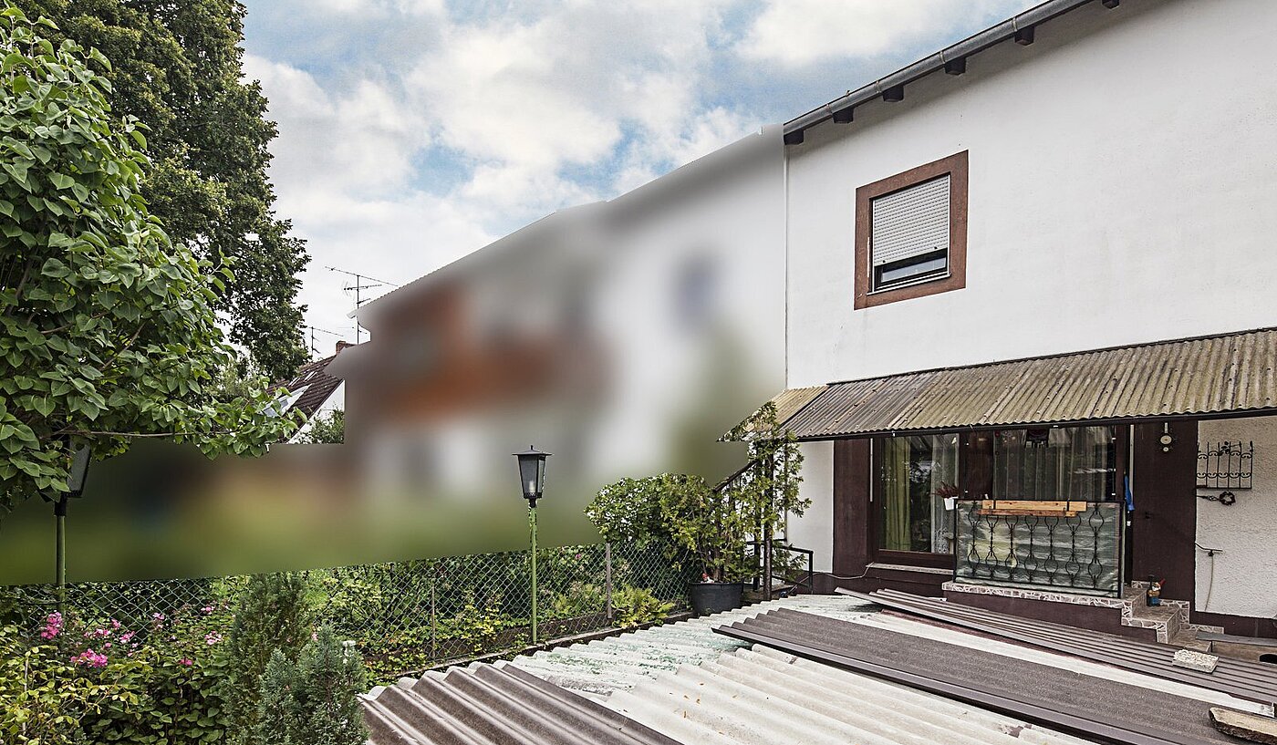 Grundstücke | 496m² | Germering | 1607ML5 | Rückseite Haus