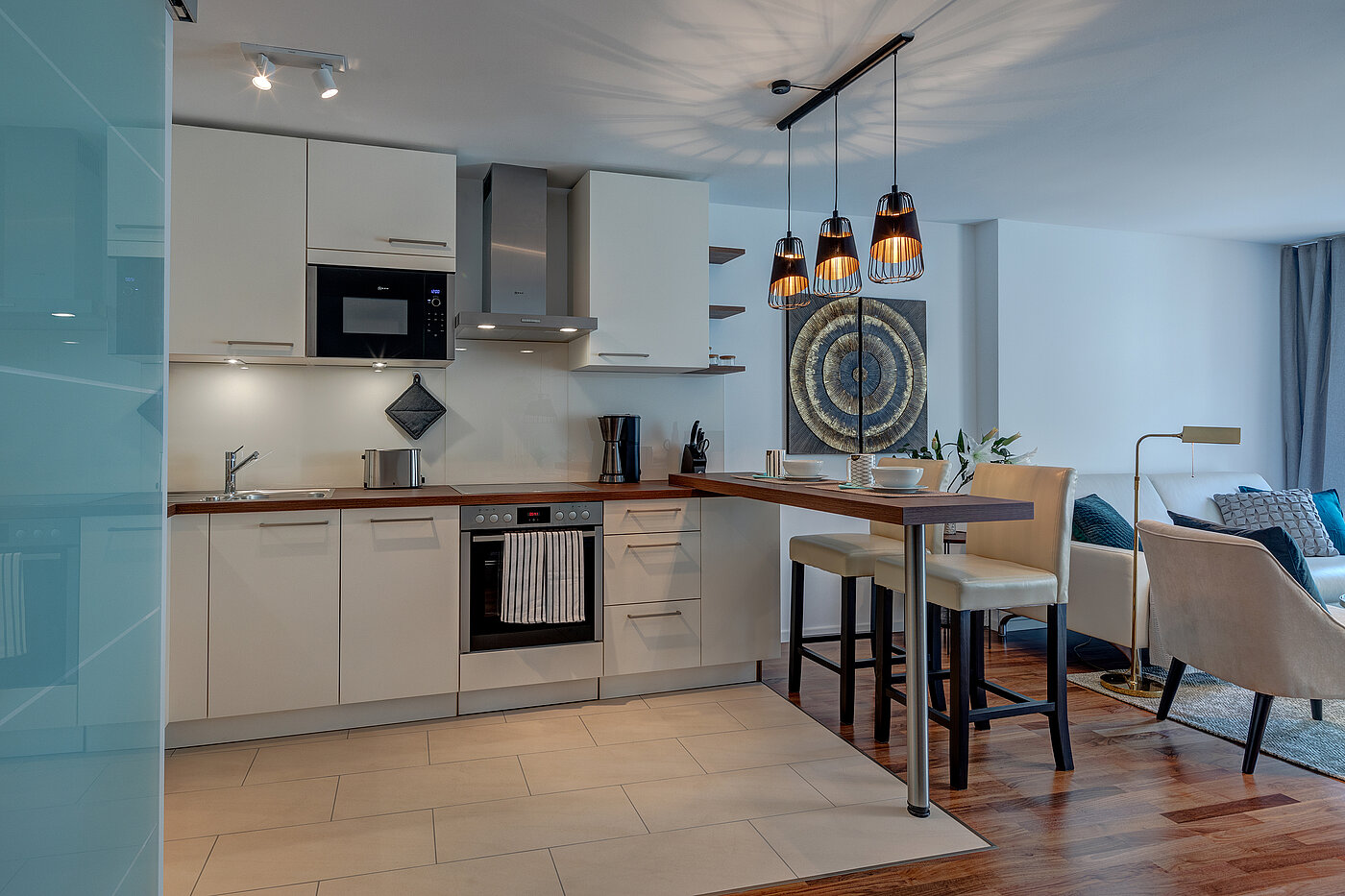 Apartment with 2 room | München-Schwabing | 70434 | Offene Küche mit...