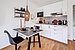 Apartment with 1 room | München-Neuhausen | 2010ML6 | Küchenzeile und Esstisch | Thumbnail