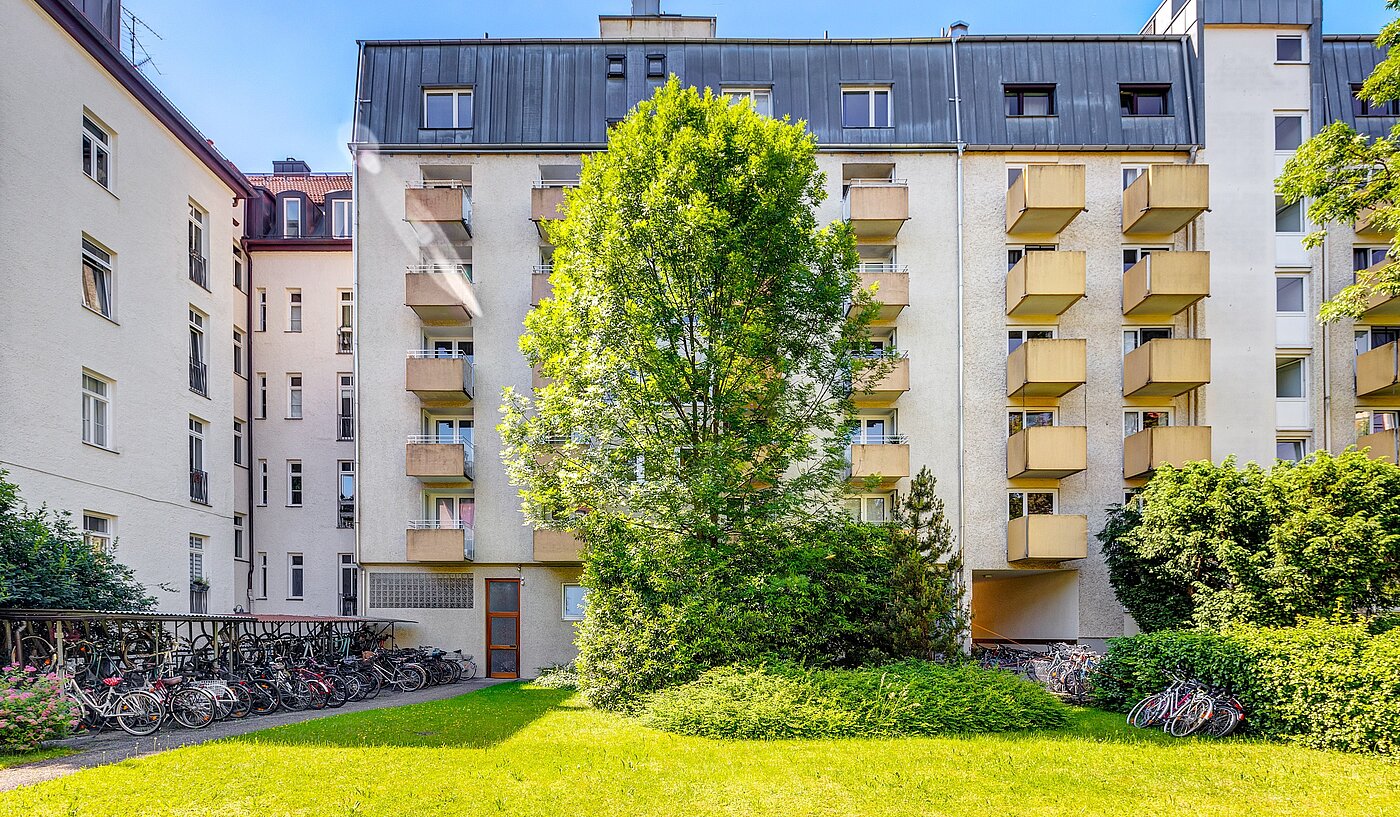 Apartment with 1 room | München-Schwabing | 2210ML3 | ...Gartenansicht