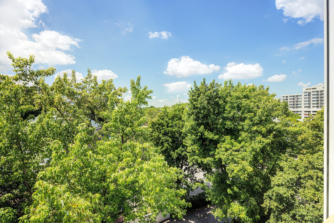 Apartment with 2 room | München-Hadern | 704101 | Ausblick vom Wintergarten
