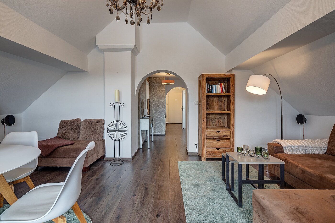 Attic Apartment with 3 room | München-Hasenbergl | 1803ML5 | Offener Wohnbereich