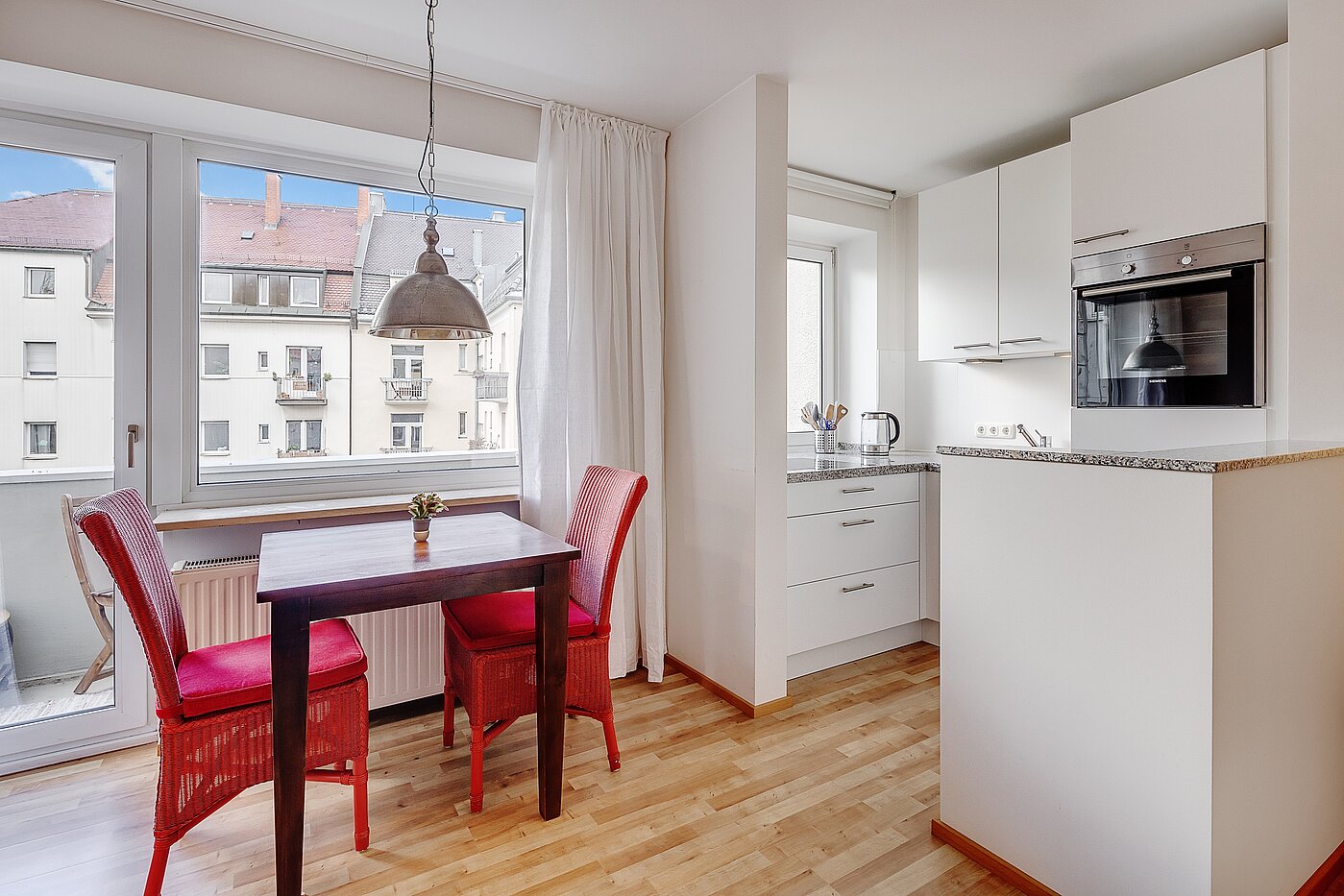 Apartment with 1.5 room | München-Schwanthalerhöhe | 2211ML8 | Offene Küche mit Fenster