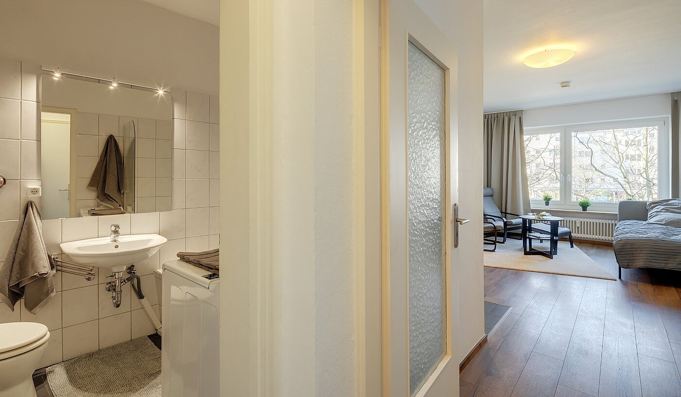 Apartment with 3 room | München-Nymphenburg | 2001ML8 | Blick von der Diele