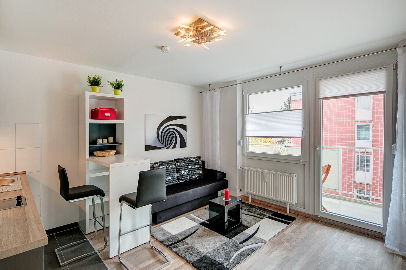 Apartment with 1 room | München-Berg am Laim | 70064 | ...und Schlafbereich