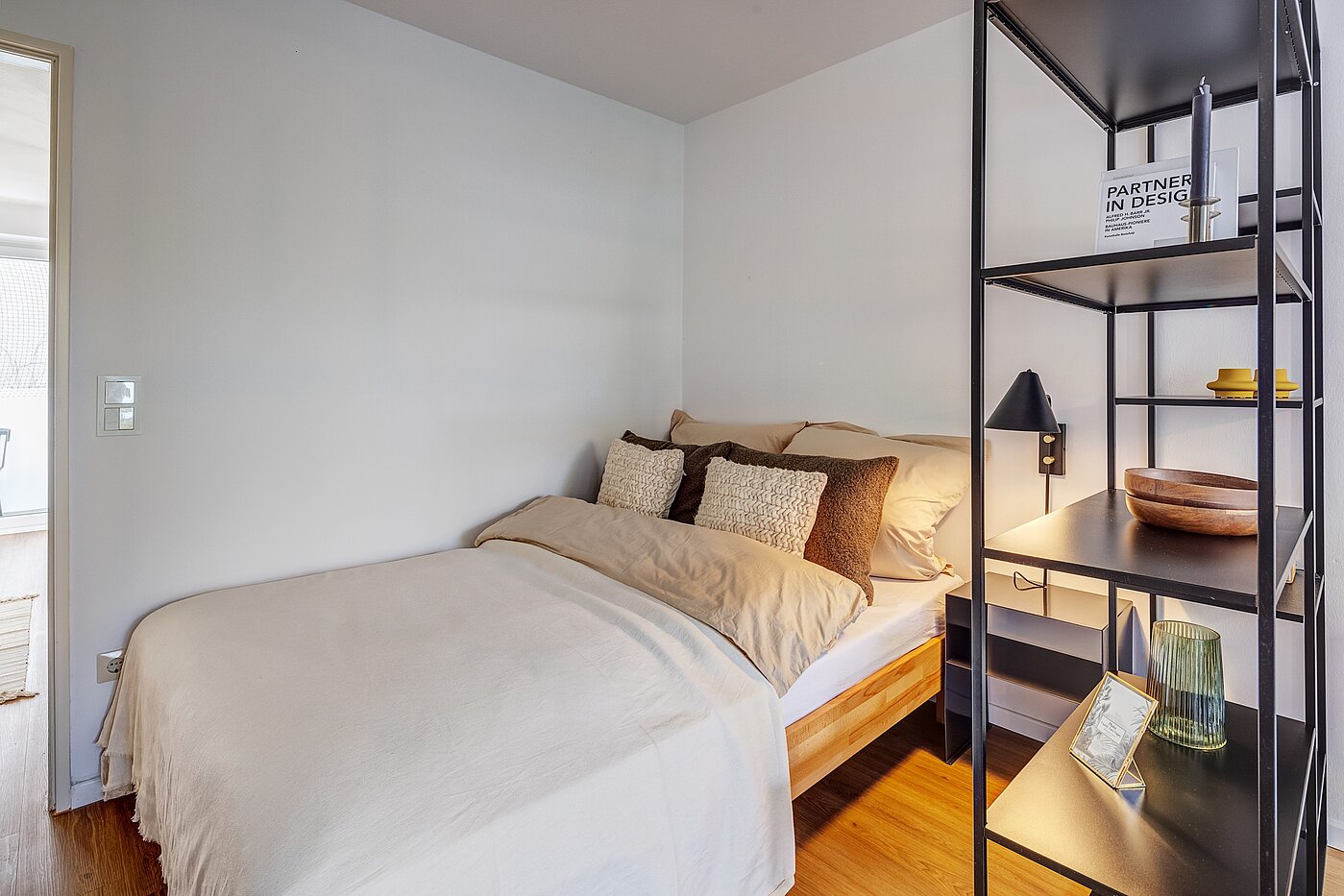 Apartment with 1 room | München-Maxvorstadt | 700022 | Schlafbereich mit Doppelbett