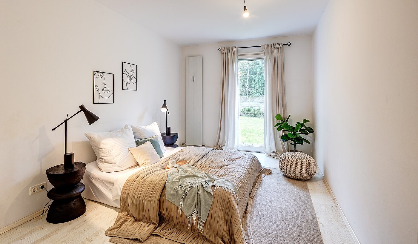 Ground floor apartment with 2.5 room | München-Harlaching | 70018 | ...Ausblick zum Garten