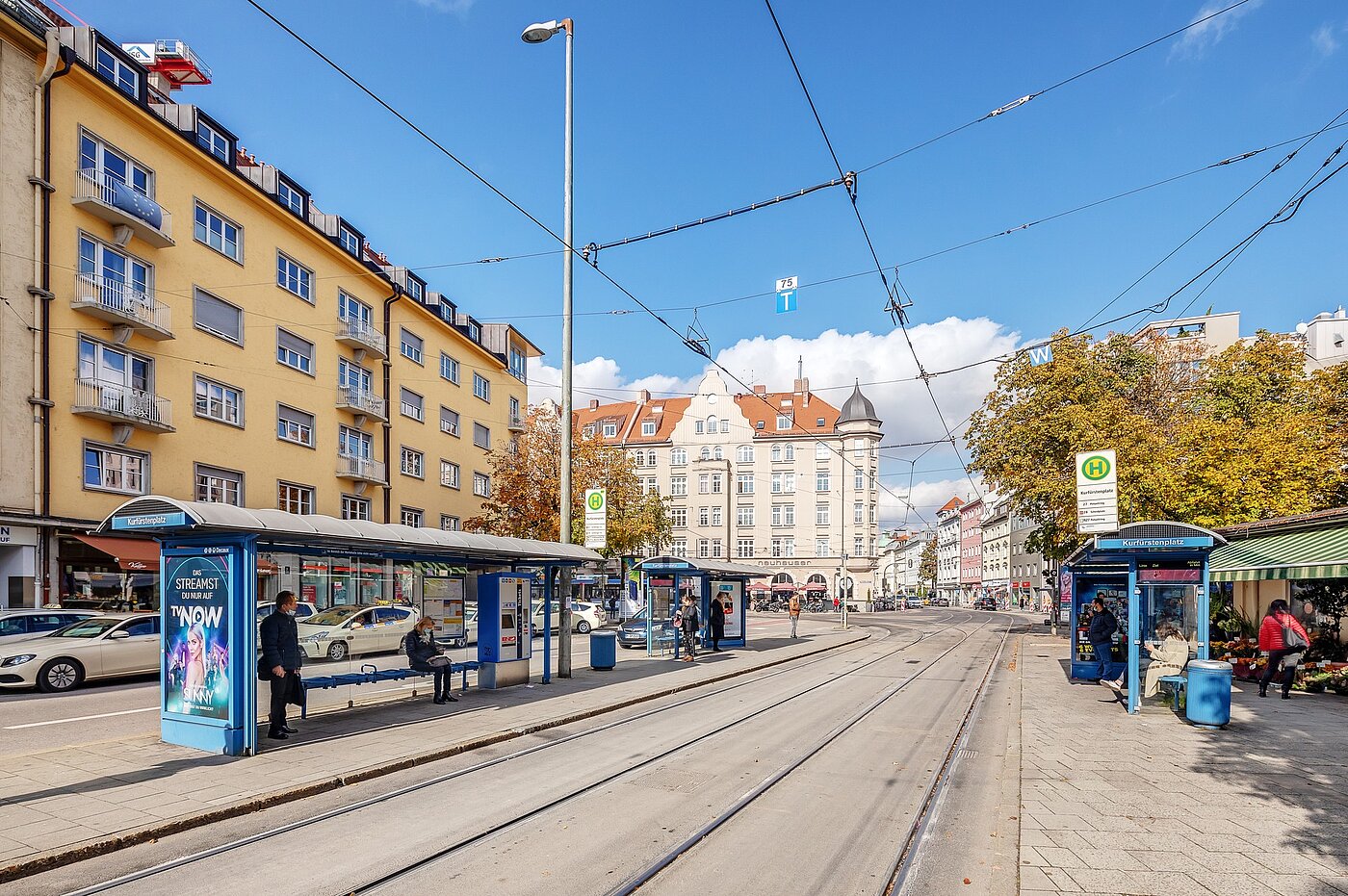 Apartment with 2 room | München-Schwabing | 2205ML71 | Der Kurfürstenplatz in der Nähe, beste öffentl. Anbindung
