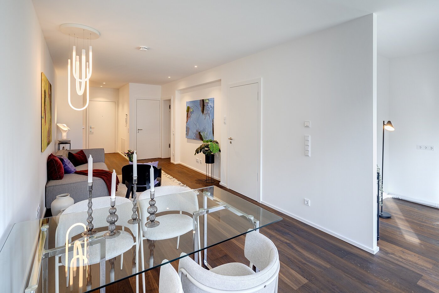 Terrassenwohnung with 2 room | München-Harlaching | 70372 | Einladender Essplatz