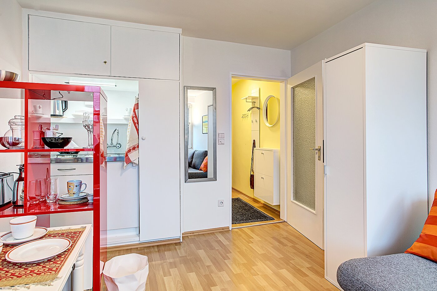 Apartment with 1 room | München-Ludwigsvorstadt | 70469 | Blick zur Diele...