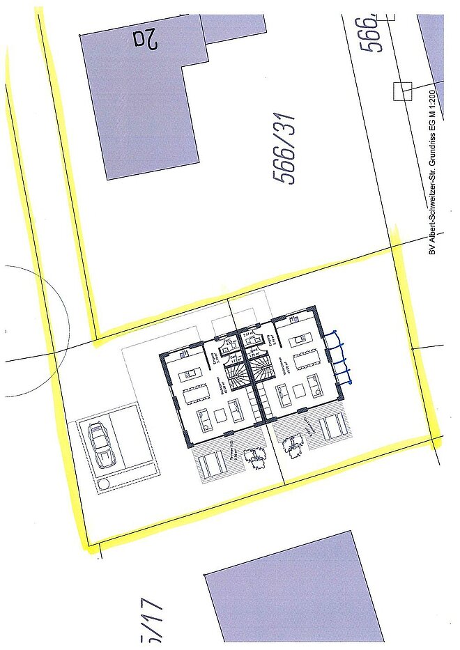 Detached house with 5 room | Germering | 1712AK1 | Planung mit 2 DHH