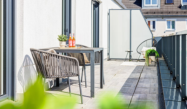 Penthouse with 2 room | München-Bogenhausen | 70385 | ...gemütliches Frühstück