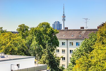 Milbertshofen: 1-room apartment—central yet quiet—available