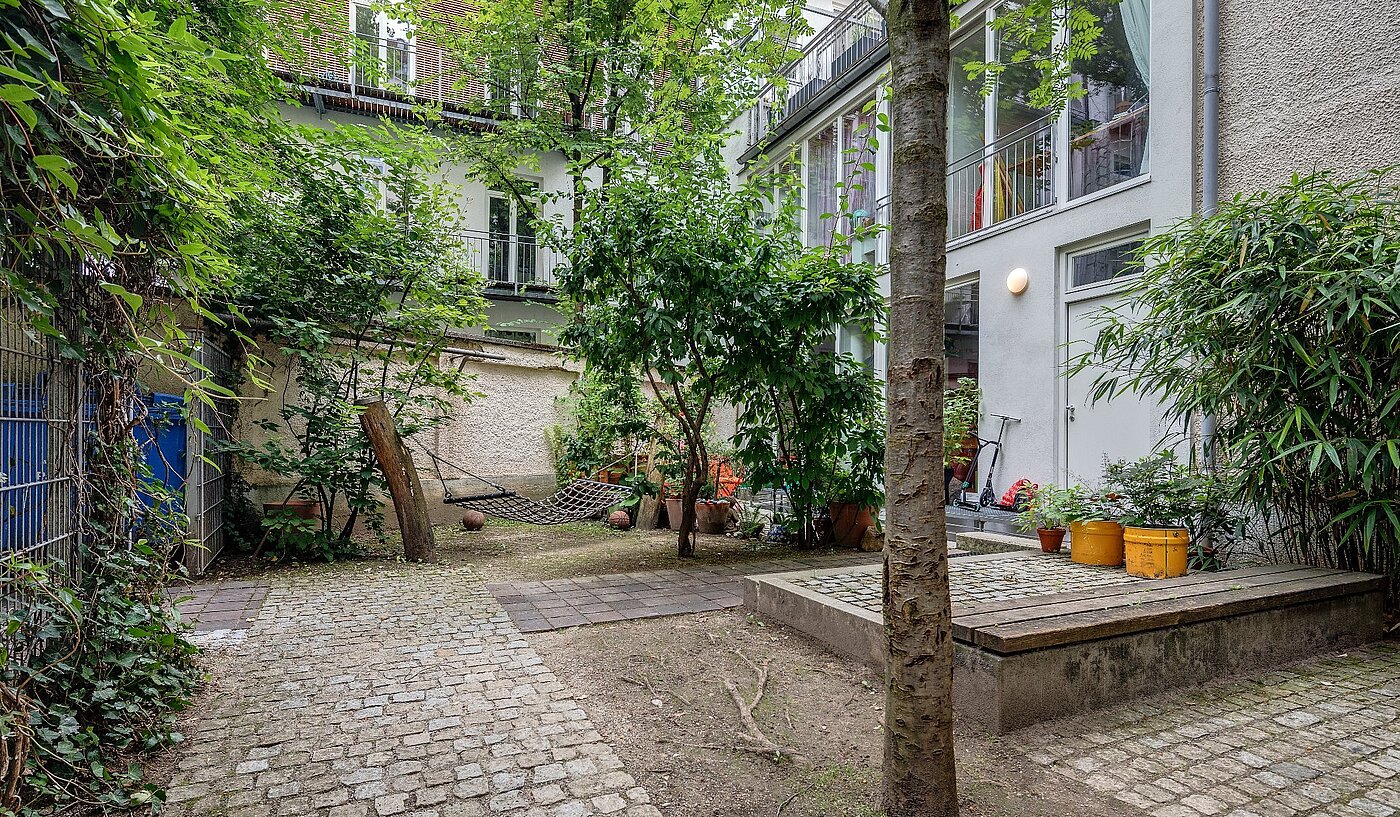 Apartment with 2 room | München-Haidhausen | 1807ML2 | ...und grünem Innenhof